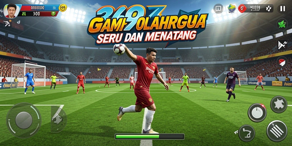 Screenshot gameplay 369ZK menampilkan aksi olahraganya yang seru.