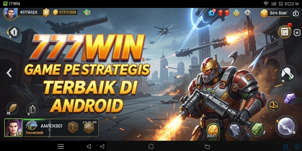 Tangkapan layar dari gameplay menegangkan 777WIN dengan aksi pertempuran.