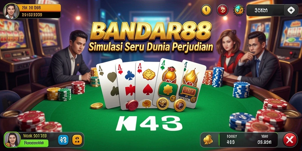 Screenshot utama BANDAR88 menampilkan gameplay simulasi yang mendebarkan.
