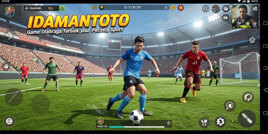 Screenshot gameplay <strong>IDAMANTOTO</strong> yang menampilkan aksi olahraga menawan.
