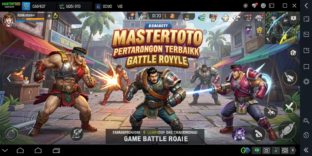 Gameplay seru dalam MASTERTOTO dengan pertarungan epik Battle Royale.