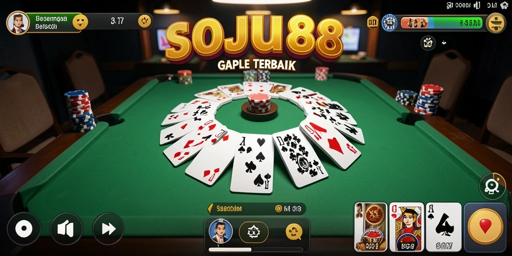 Gameplay Gaple seru dan menarik di SOJU88.