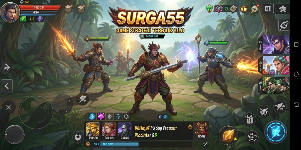 Tampilan gameplay SURGA55 yang menarik dan interaktif.